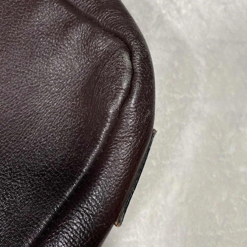 Marruecos Columbian Leather Messenger Bag Laptop Bag Hand Crafted Brown Pebbled